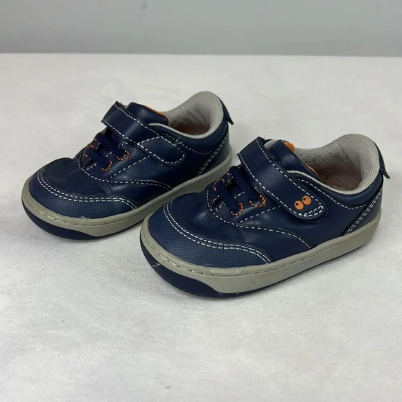 Baby Toddler Boys' Surprize by Stride Rite Navy Arthur Sneakers size 4 - Picture 4 of 7